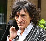 Rolling Stones' Ronnie Wood Pictured Dining Out With Russian Waitress