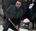 U2 Shovel New York Snow Before David Letterman Appearance