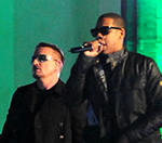 Jay-Z Performs With U2 At Brandenburg Gate