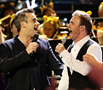 Robbie Williams Reunites On Stage With Take That In London