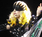 Lady Gaga Goes Fishing In Underwear And High Heels During Monster Ball Tour