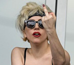 Lady Gaga Flashes Her Middle Finger At Baseball Game