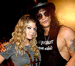 Black Eyed Peas' Fergie Shoots Raunchy Video With Slash